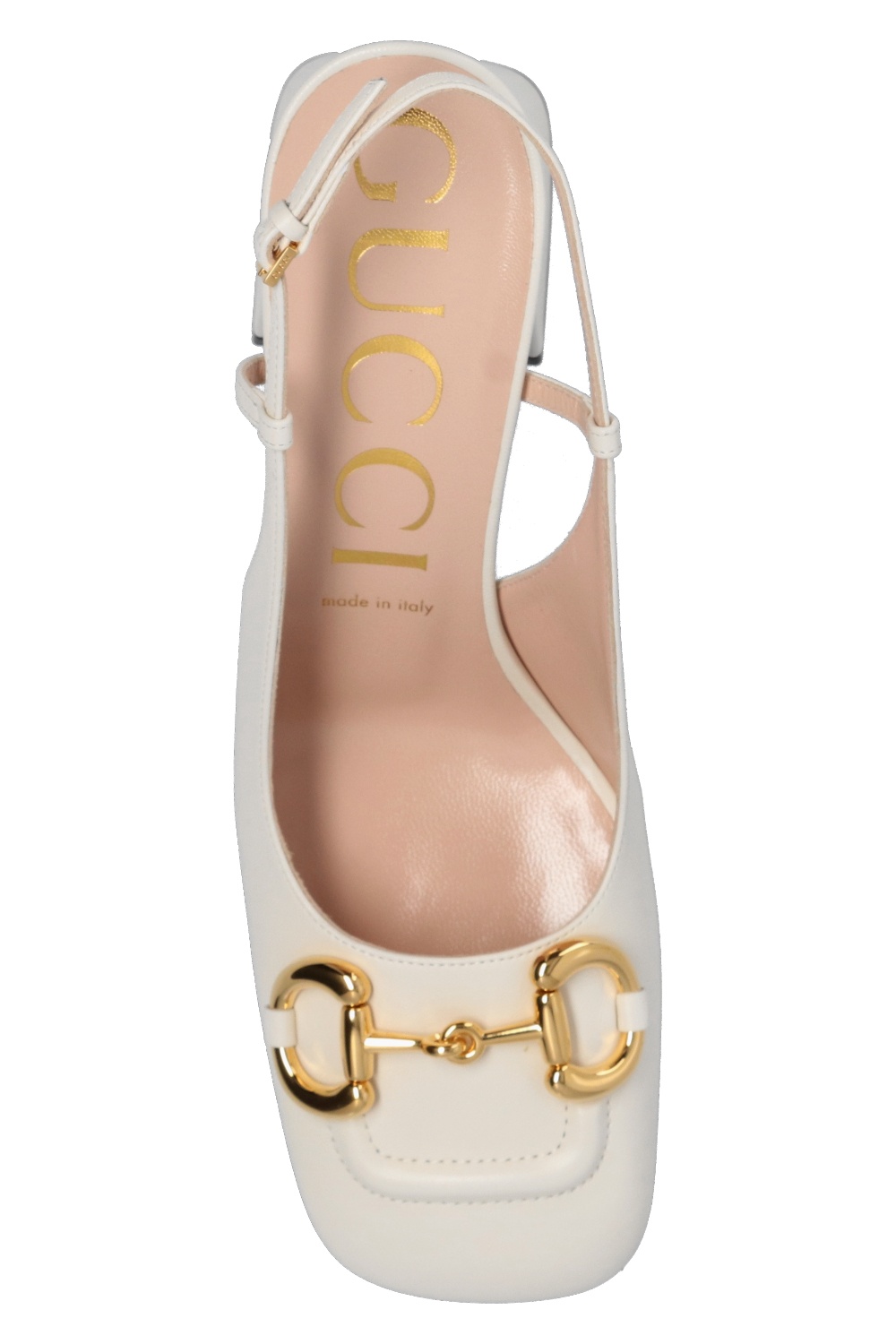 GUCCI｜PUMPS(HEELS) (812292 C9D00 9022) WMNS) Gucci Mid-heel pump with Horsebit 'White Leather